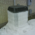 Iced heat pump