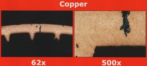 Refrigerant leak in copper coil