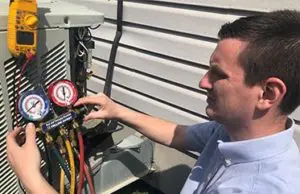 HVAC Air conditioner maintenance tuneup