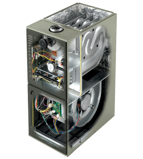 Trane XT80 Gas Furnace Cutaway Inside