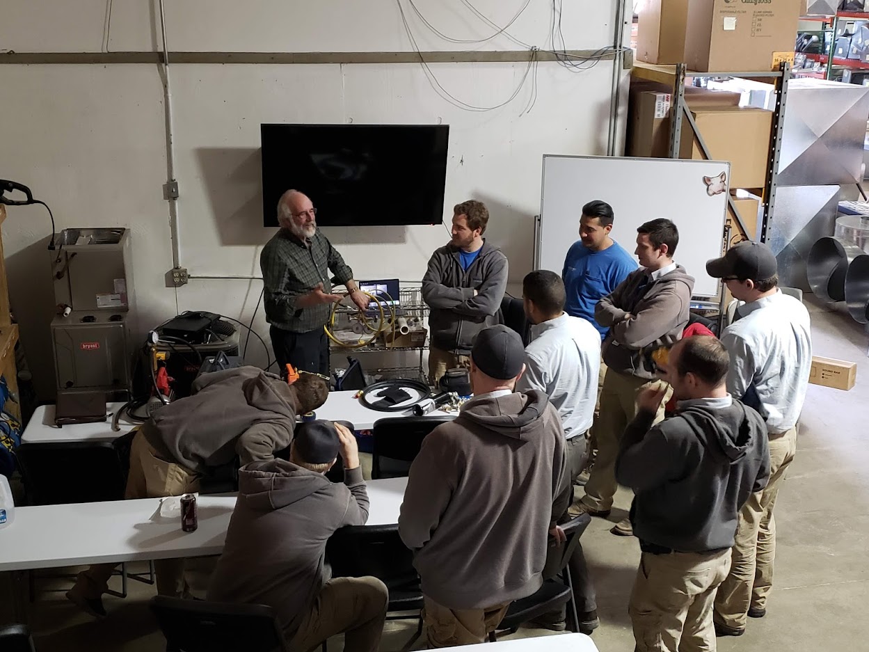 hvac service technicians hands-on trade school