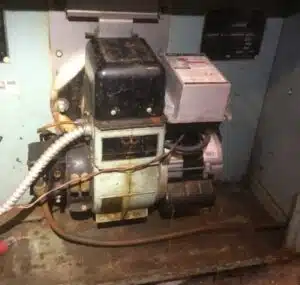 Old fuel oil burner needing repair