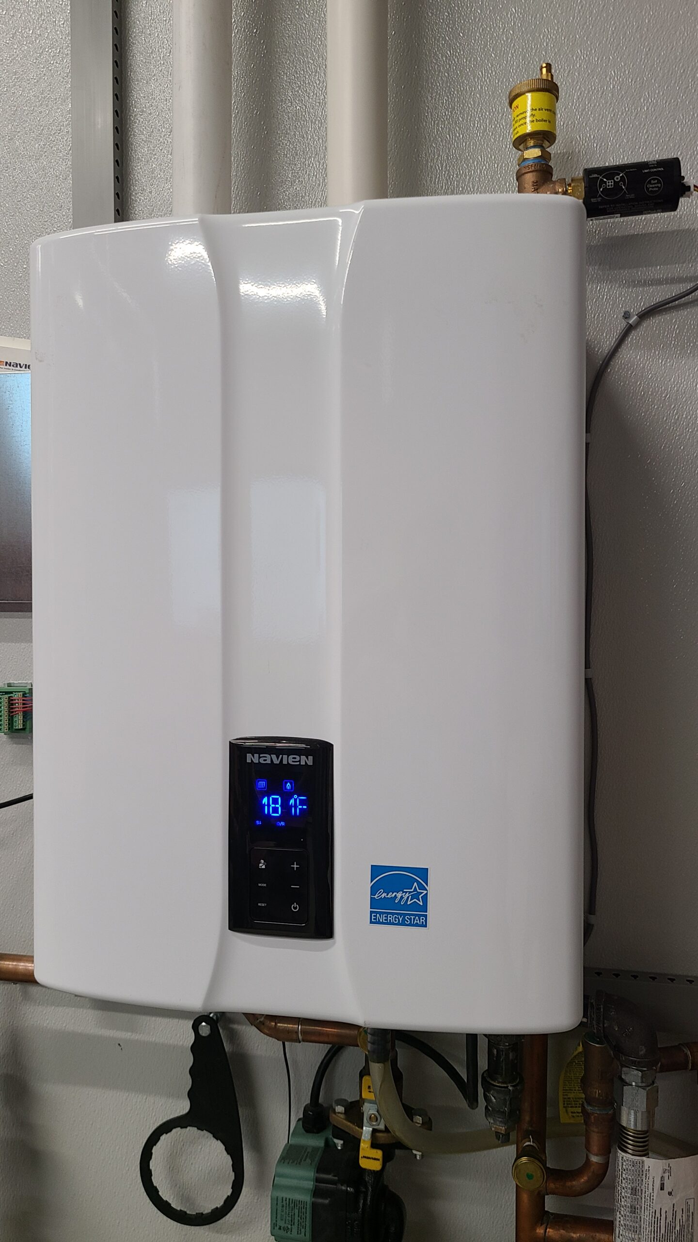 Navien high-efficiency boiler