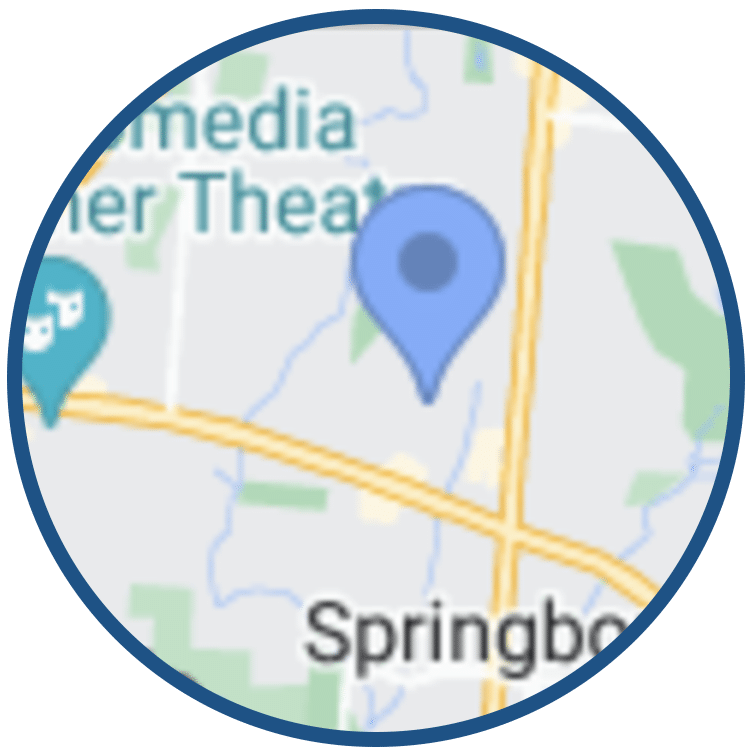 Watkins Heating & Cooling Springboro Map