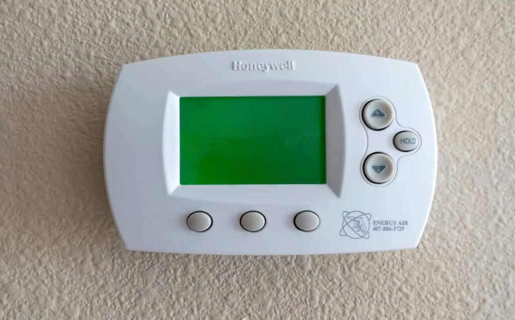 Blank Thermostat Screen