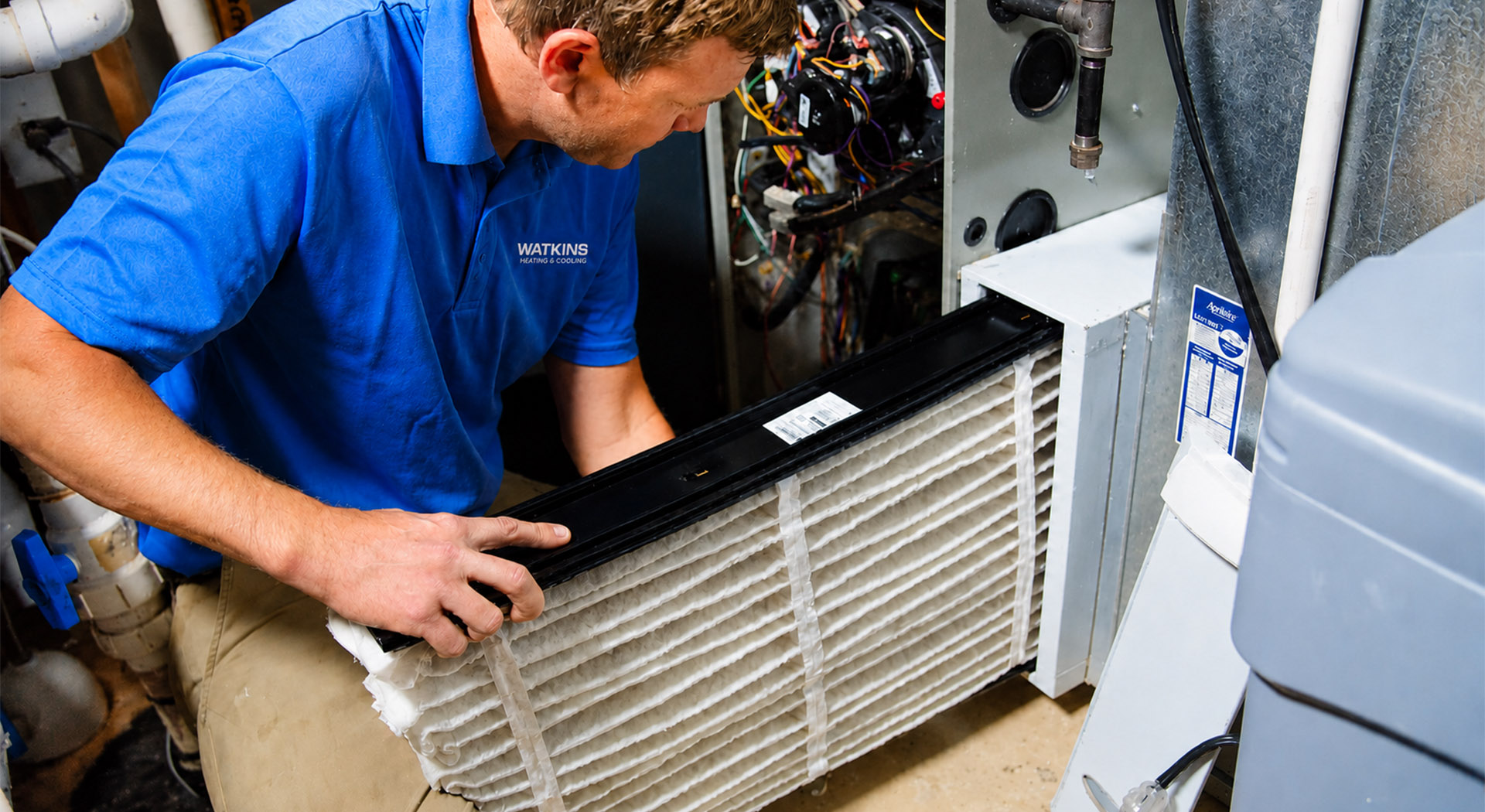 Watkins Tech with Furnace Air Filter